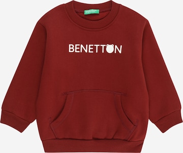 UNITED COLORS OF BENETTON Sweatshirt in Rood: voorkant