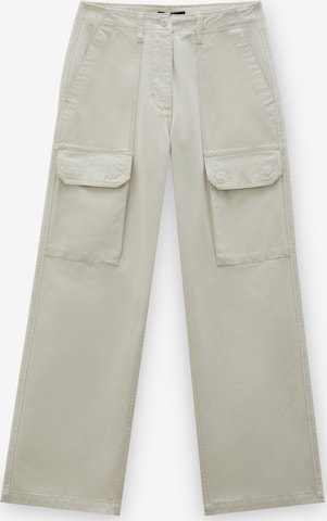 VANS Wide leg Cargo trousers 'ARROYO' in White: front