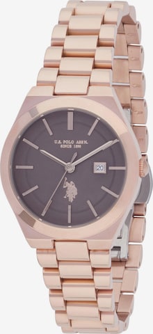 Orologio analogico 'Chukker' di U.S. POLO ASSN. in oro: frontale