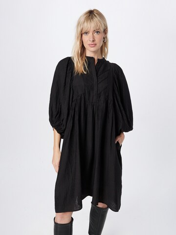 Robe-chemise 'Sarine' BRUUNS BAZAAR en noir : devant