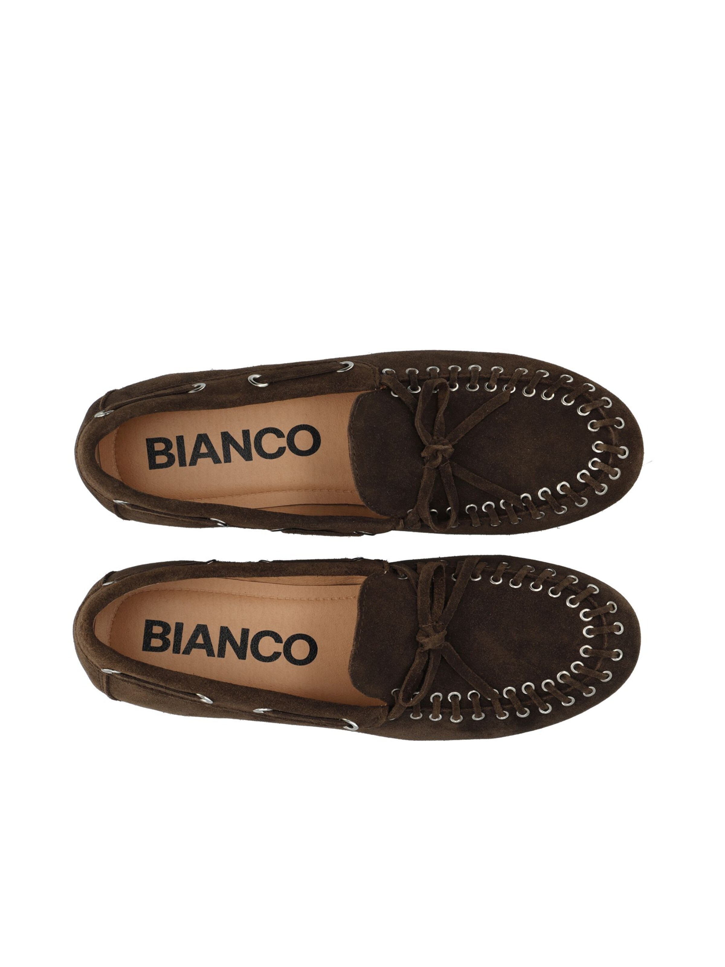 Mocassino 'Marlene' di Bianco in marrone