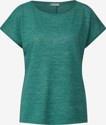 T-shirt STREET ONE en vert : devant