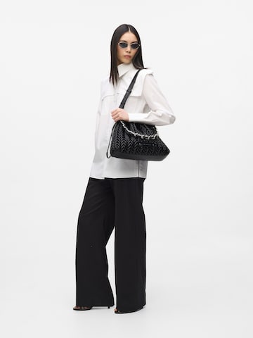 Karl Lagerfeld Torba na ramię 'Weave' w kolorze czarny