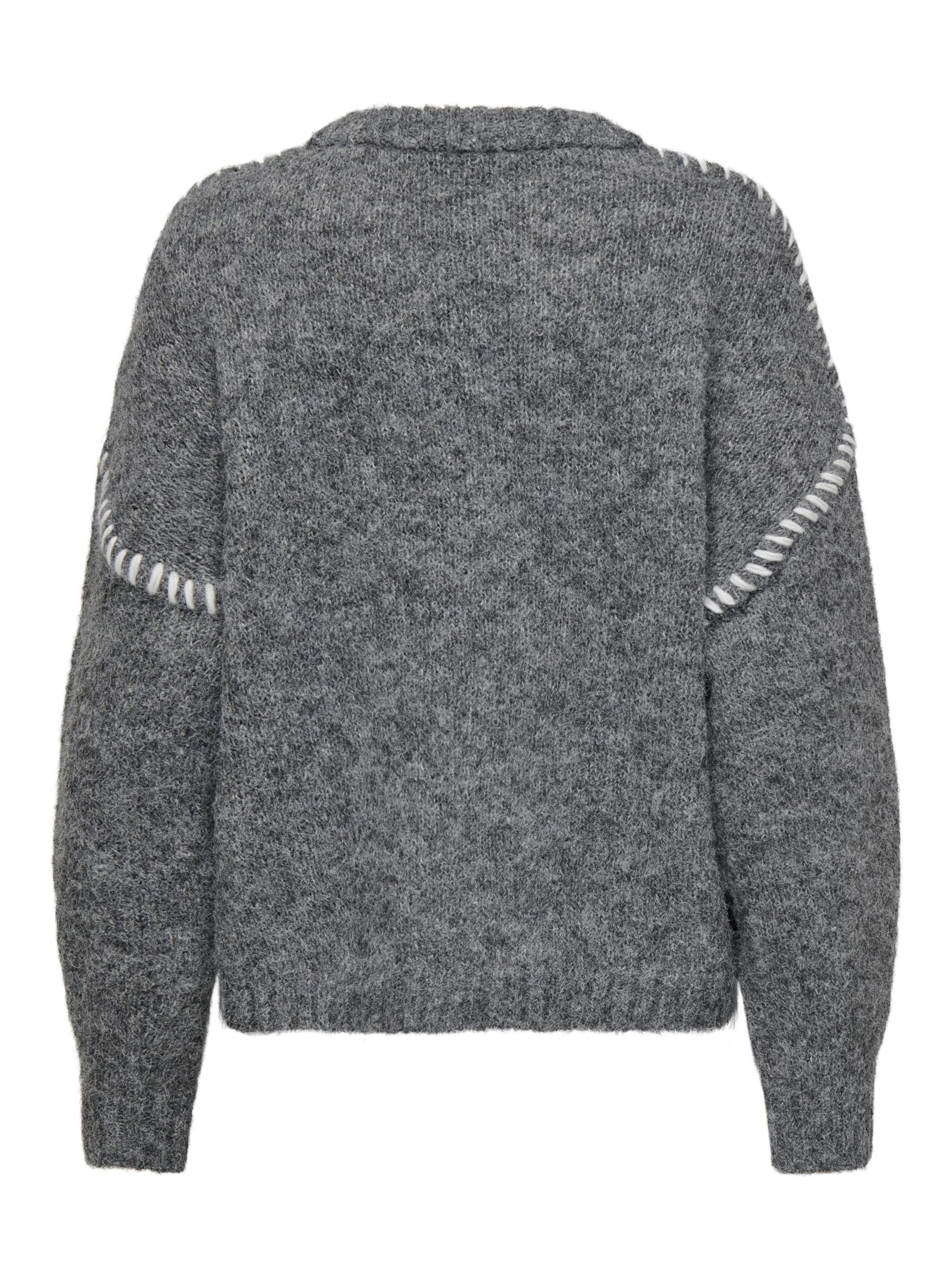 JDY Pullover 'JDYZOEY' in Grau