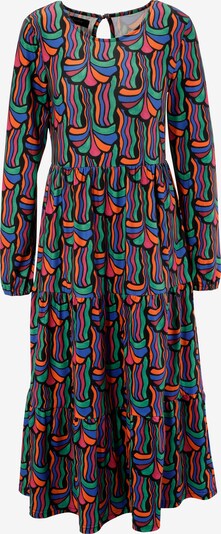 Aniston CASUAL Kleid in blau / grün / orange / dunkelpink / schwarz, Produktansicht