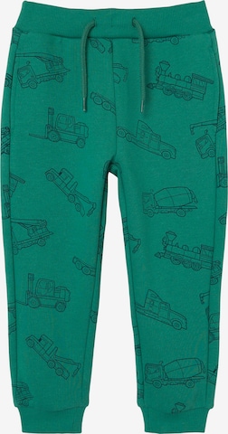 NAME IT - Tapered Pantalón 'OSAKKA' en verde: frente