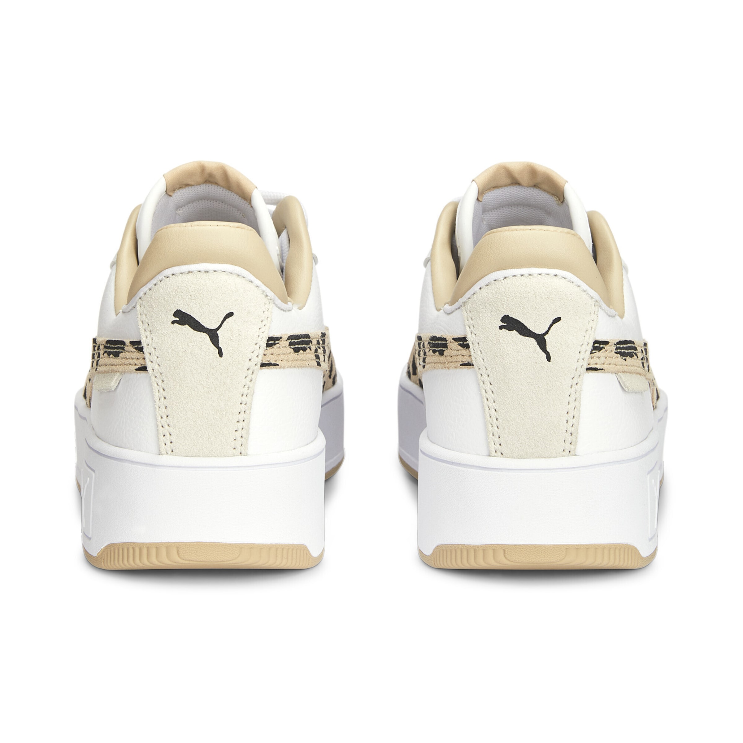 PUMA Matalavartiset tennarit 'Carina' värissä valkoinen