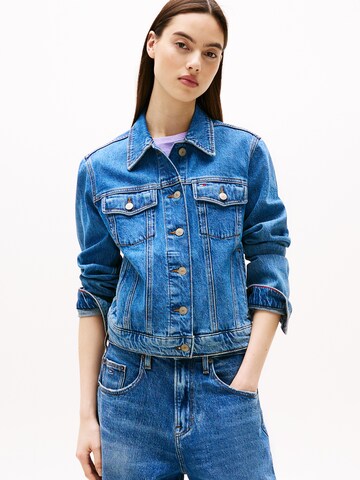 Tommy Jeans Between-season jacket 'CLASSIC' in Blue: front