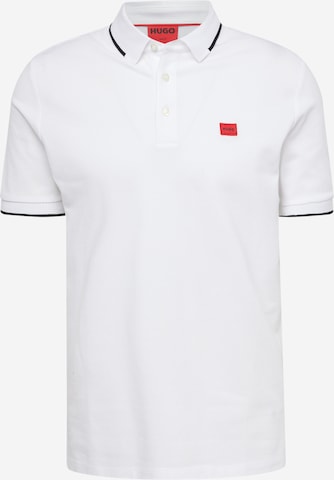 T-Shirt 'Deresino' HUGO Red en blanc : devant