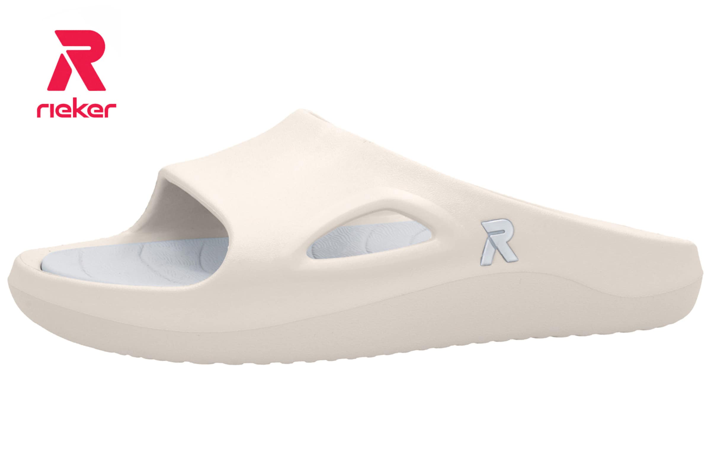 Mule Rieker Sport en beige : devant