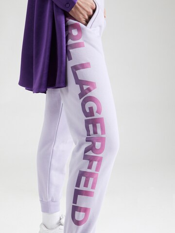 Karl Lagerfeld Tapered Hose in Lila