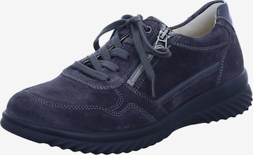 Chaussure de sport à lacets 'Sneaker Low Damen 204528-6100 Echtleder in grau' Ganter en bleu : devant