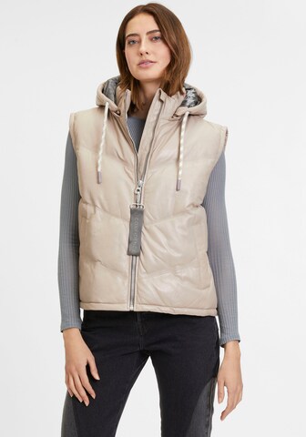 Gipsy by Mauritius Weste in Beige: Vorderseite