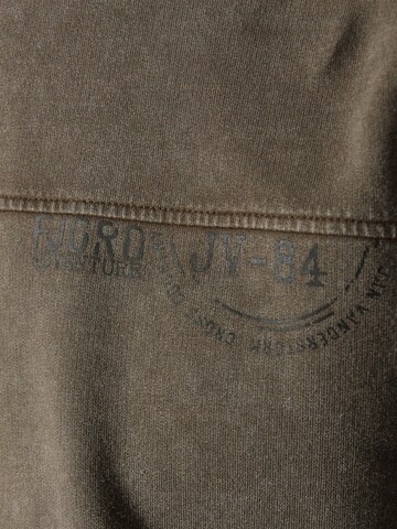 Jan Vanderstorm Sweatshirt 'Hennobald' in Bruin