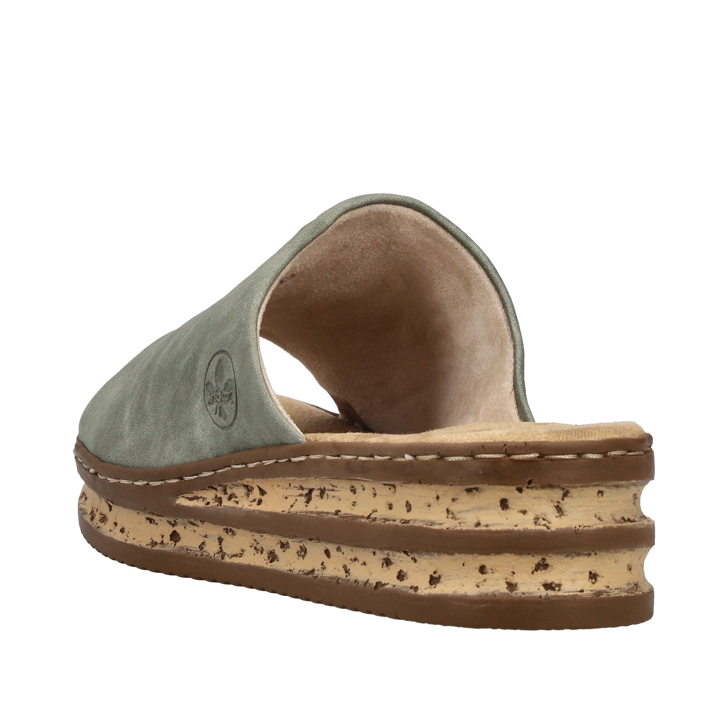 Rieker Pantolette in Grün