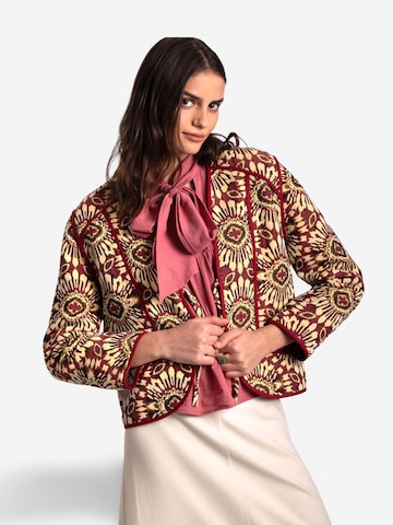 THE-ARE Between-season jacket in Red: front