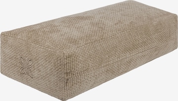 OMNANA Kissen 'CUSHY™' in Braun: Vorderseite