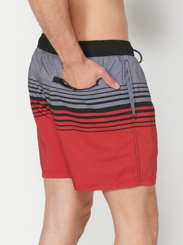 KOROSHI Badeshorts in Grau