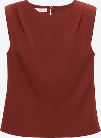 MANGO Bluse in Orange: Vorderseite