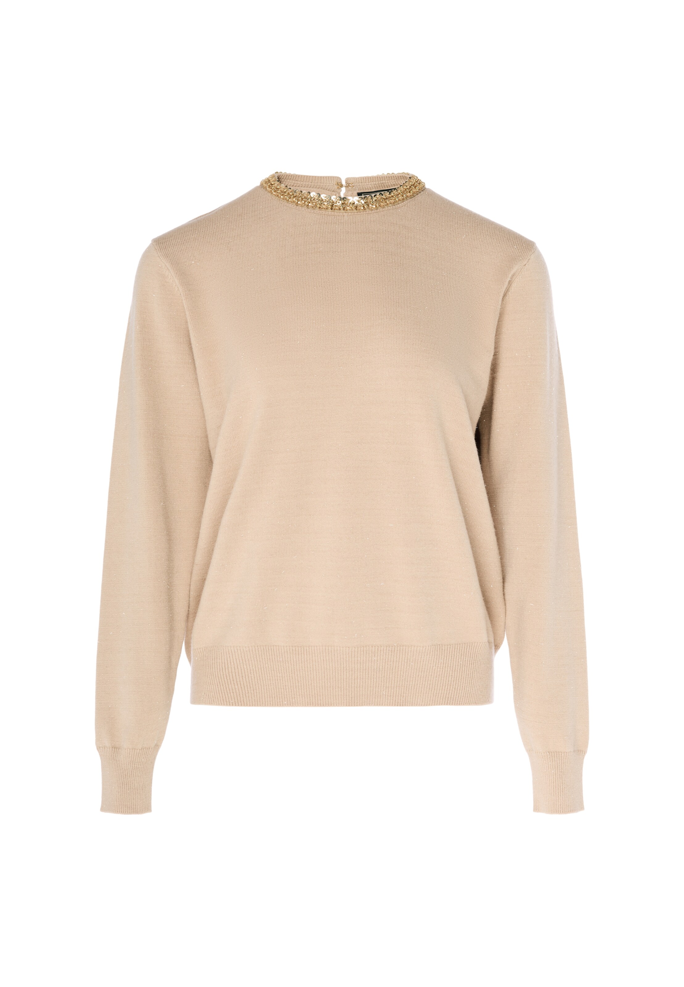 faina - Pullover em bege: frente