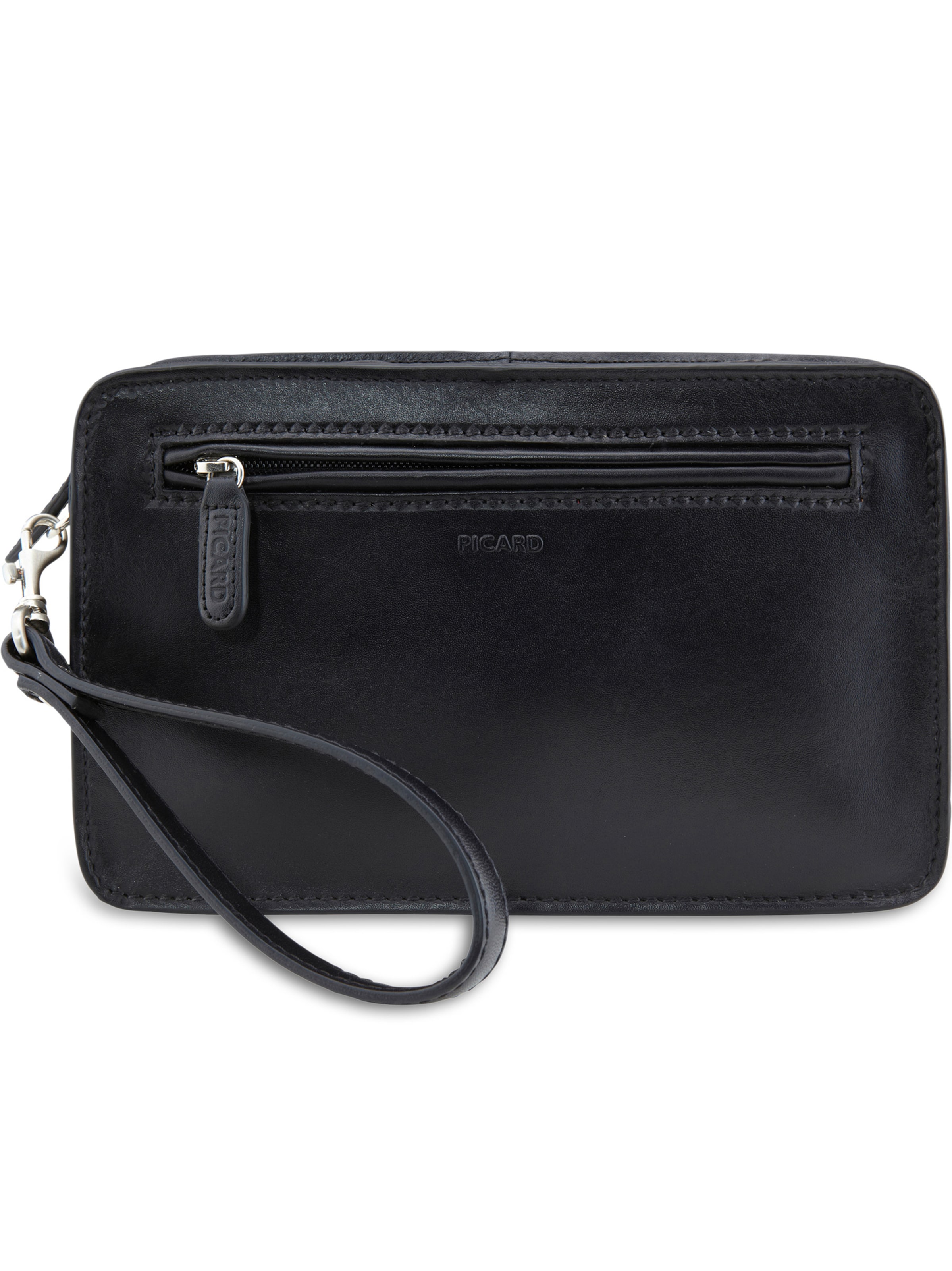 Borsa messenger 'Toscana' di Picard in nero: frontale