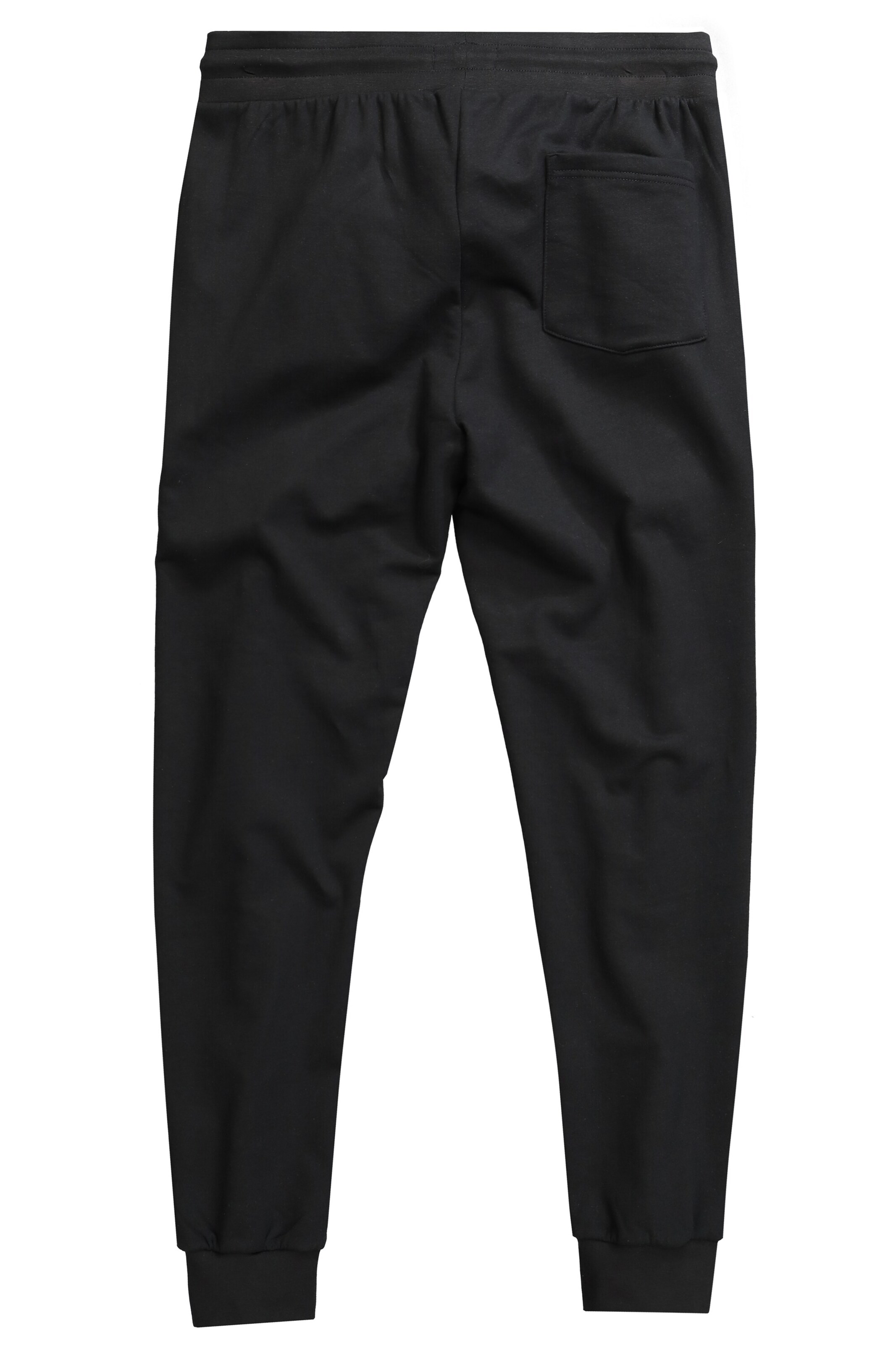 Men Plus Tapered Broek in Zwart