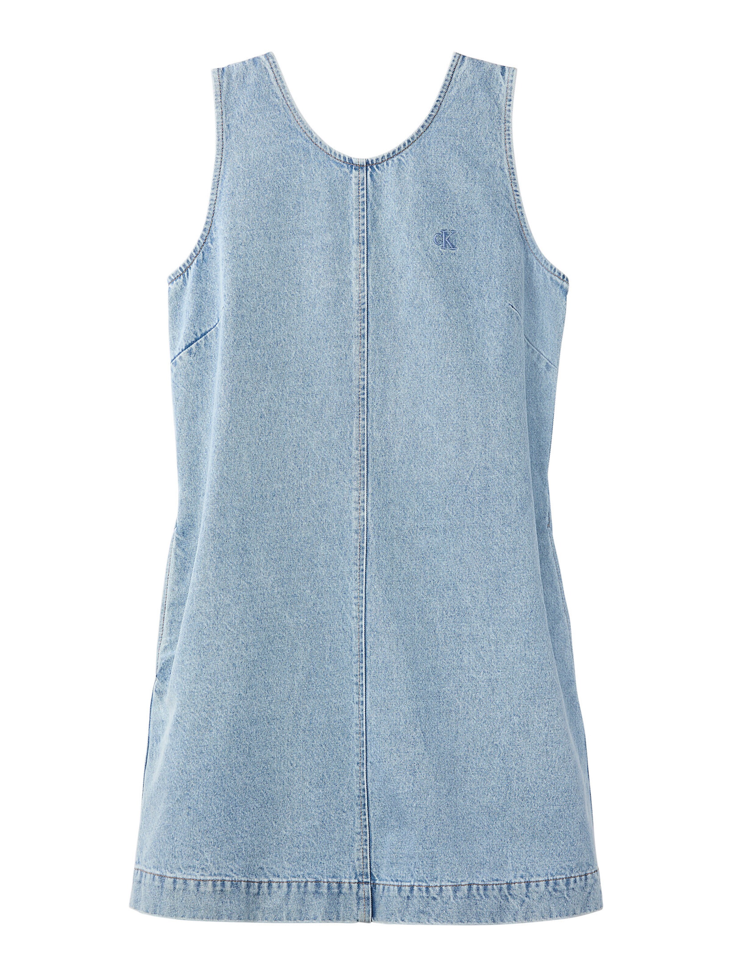 Calvin Klein Jeans Jurk in Blauw: voorkant