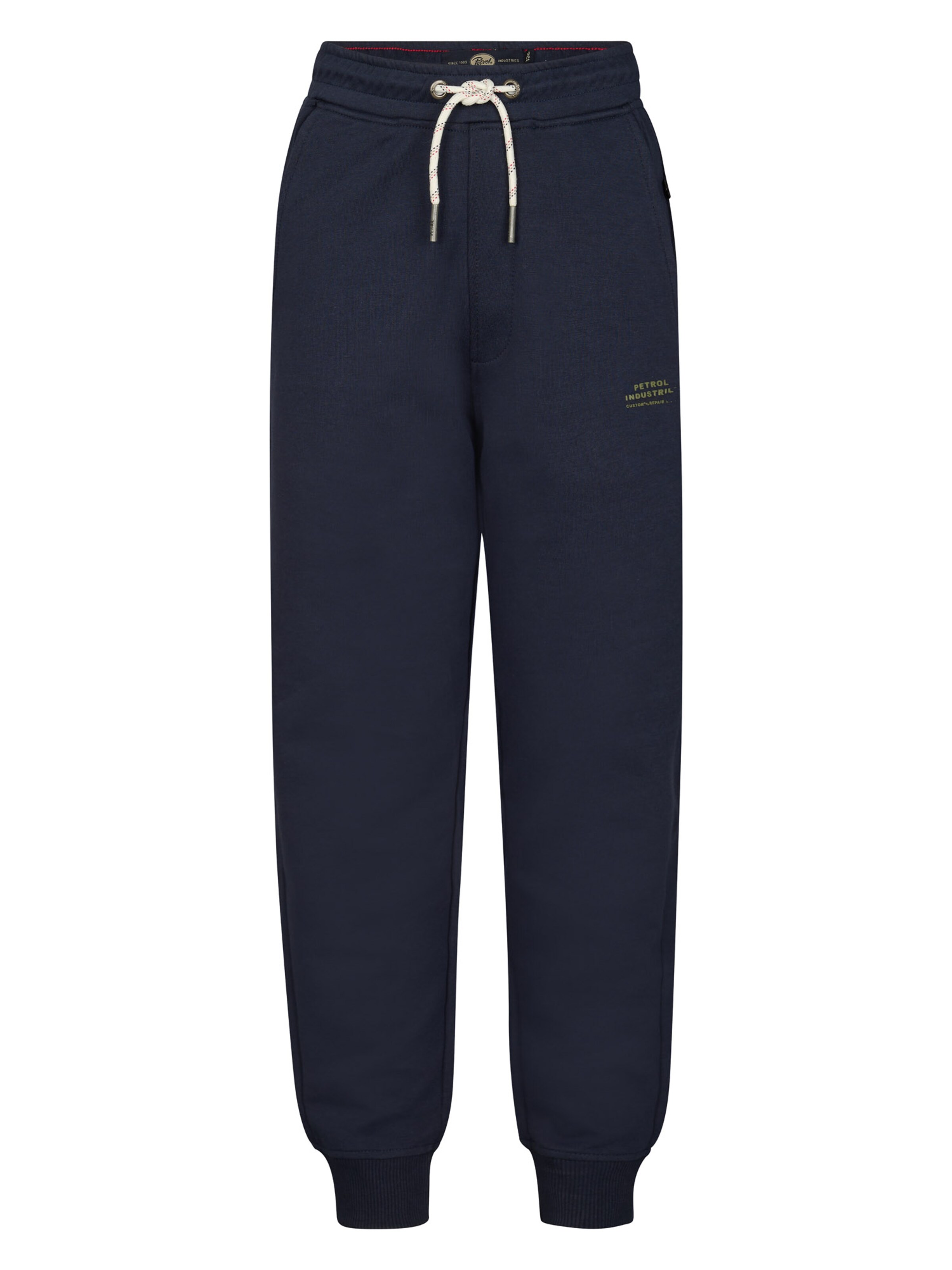 Petrol Industries Tapered Broek in Blauw: voorkant