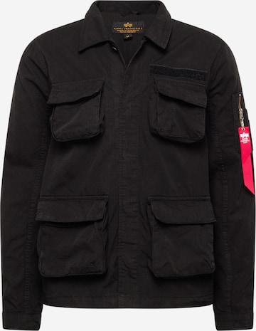 ALPHA INDUSTRIESPrijelazna jakna - crna boja: prednji dio