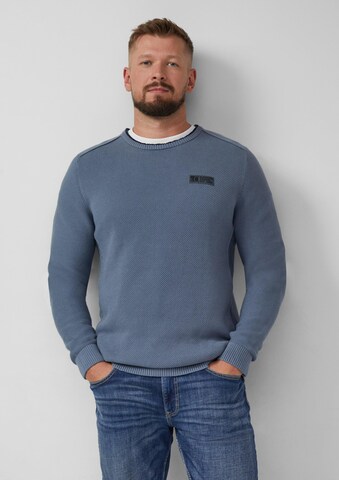 s.Oliver Pullover in Blau: Vorderseite
