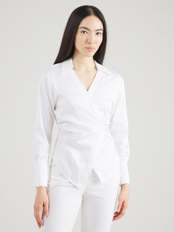 Chemisier COMMA en blanc : devant