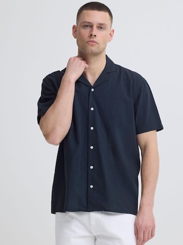 BLEND Comfort fit Button Up Shirt ' BHAvan ' in Blue: front