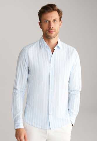 JOOP! Slim fit Button Up Shirt 'Pit' in Blue: front