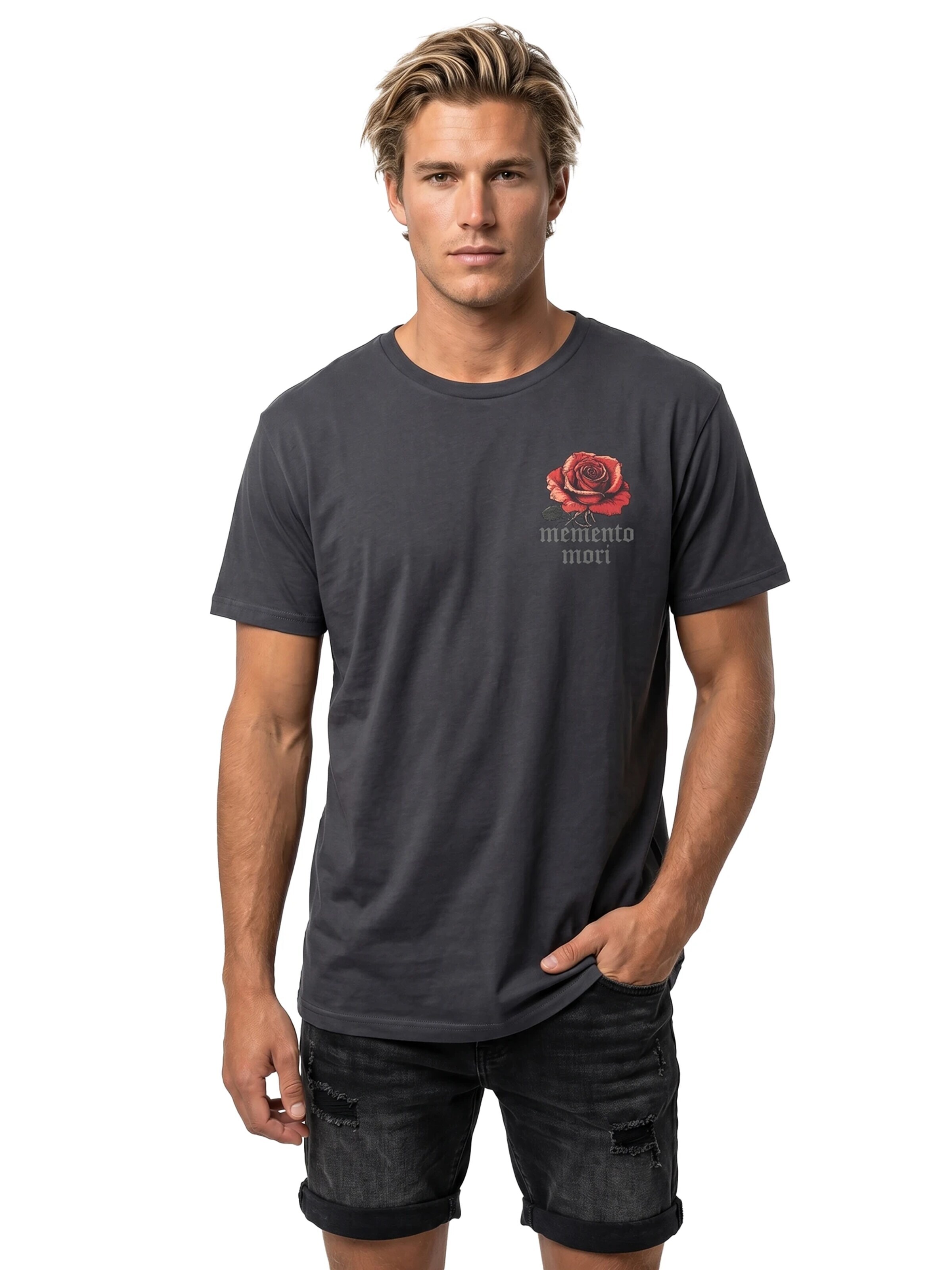 MAKAYA Shirt 'Memento' in Grey
