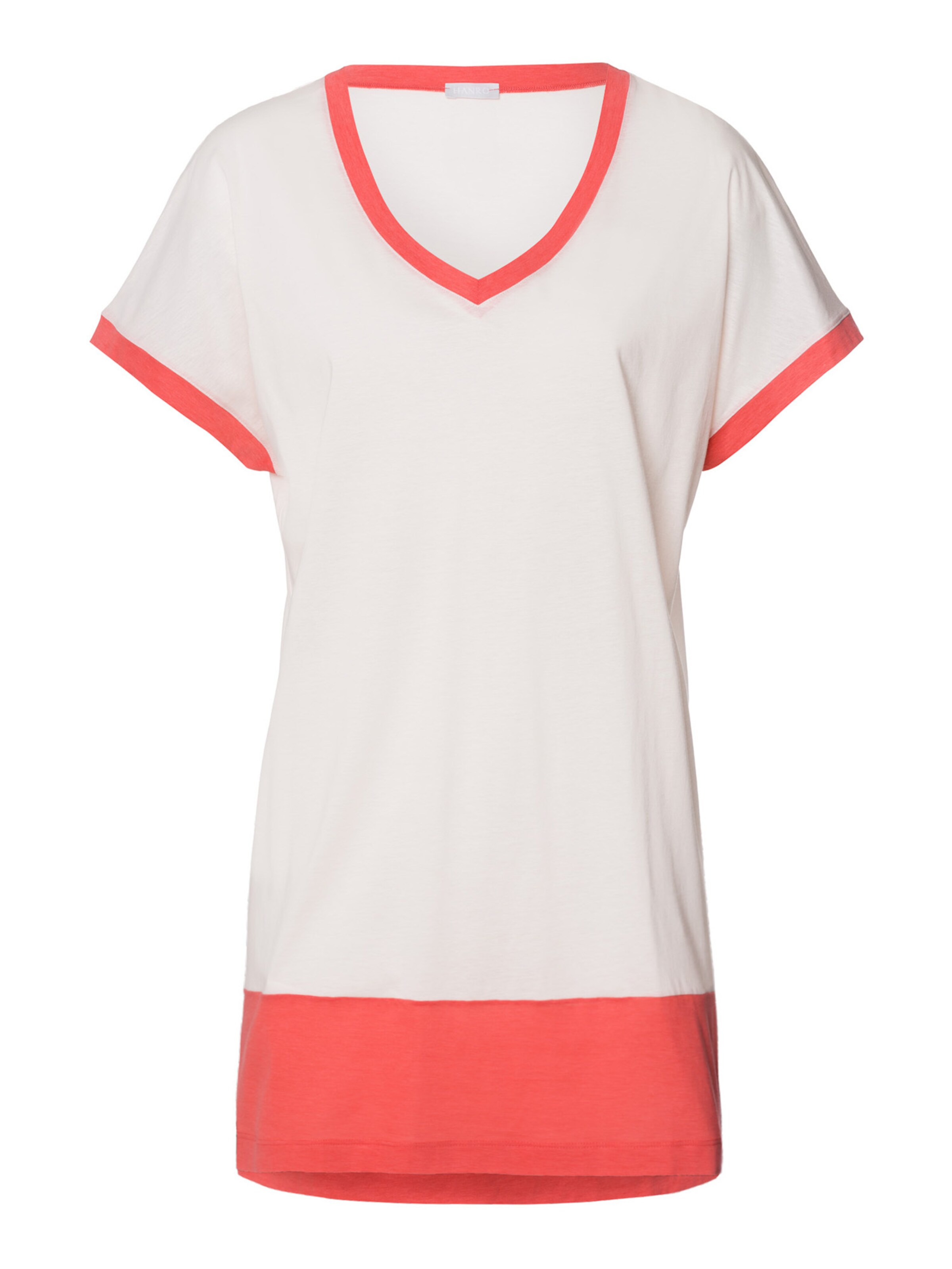 Hanro Chemise de nuit 'Laura' en corail / rose clair, Vue avec produit