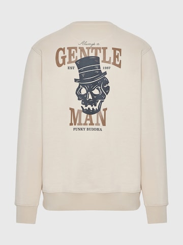 Funky Buddha Sweatshirt in Beige