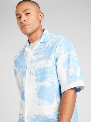 Fit confort Chemise TOPMAN en bleu