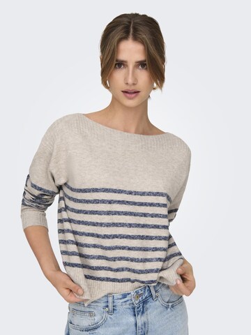 ONLY Trui 'ONLGlory' in Beige: voorkant