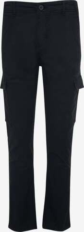 Threadbare lange Cargohose 'Battle Drill' in Schwarz: Vorderseite