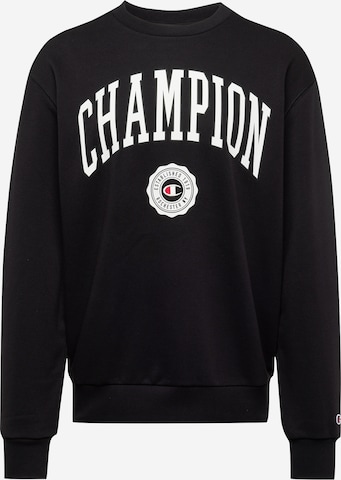 Champion Authentic Athletic Apparel Sweatshirt in Schwarz: predná strana