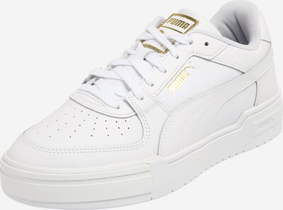 PUMA Baskets basses en or / blanc, Vue avec produit