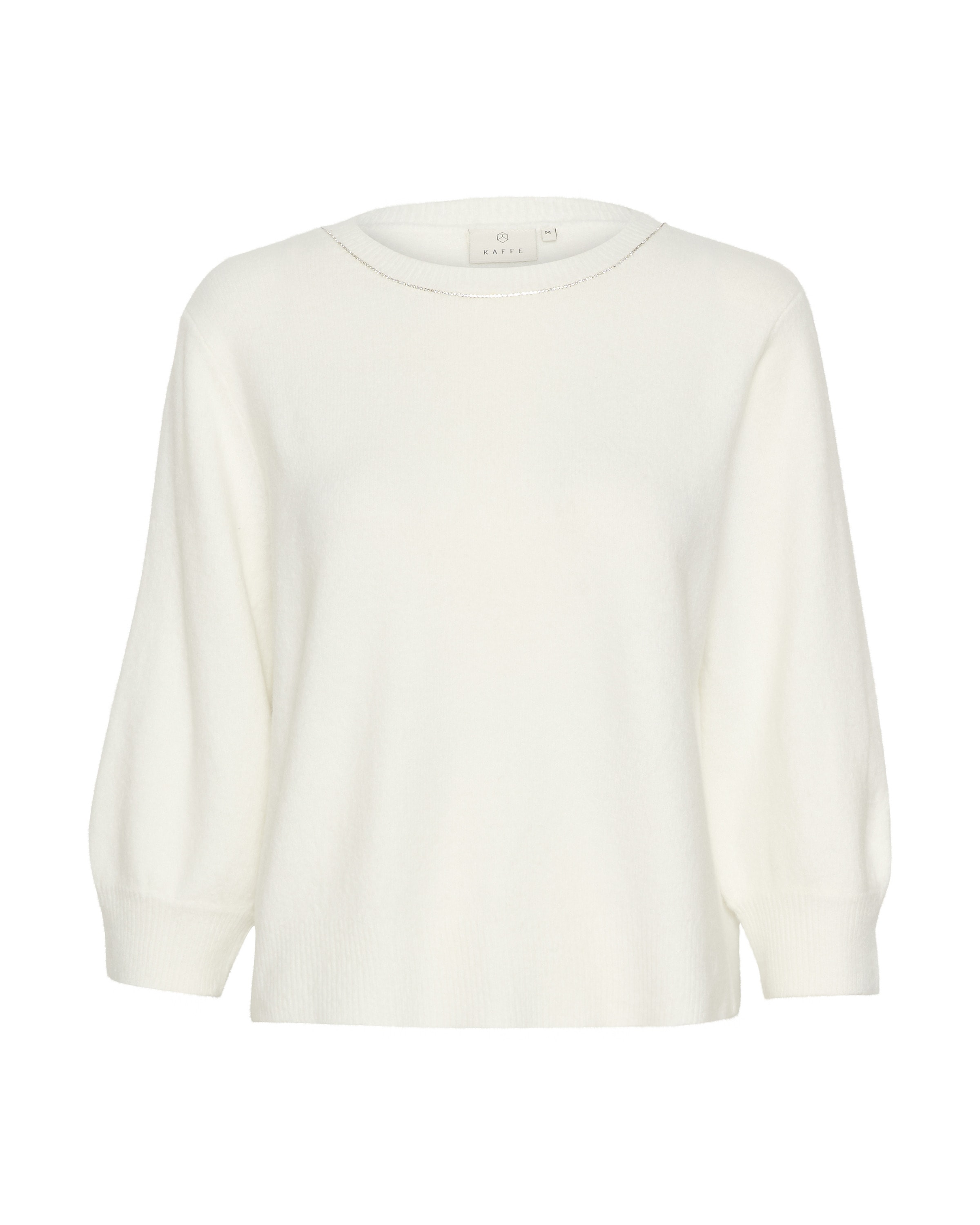 Pulover 'KA Meridith' de la Kaffe pe alb: față