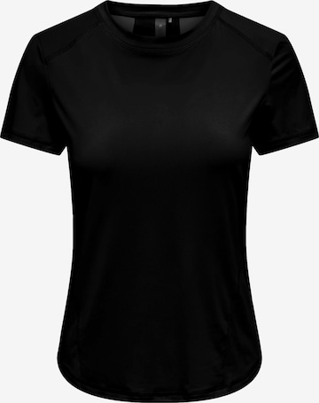 ONLY PLAY - Camiseta funcional 'ONPBALLY' en negro: frente