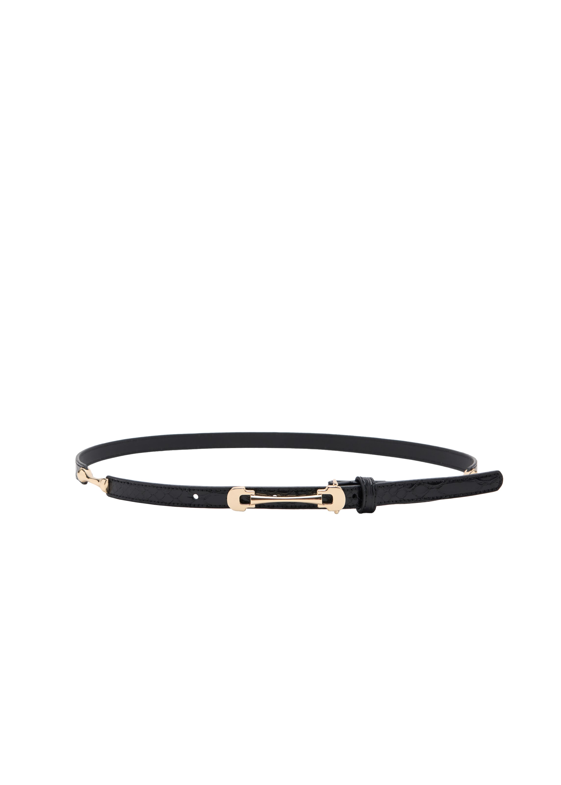 MANGO Belt 'COQUITO' in Black: front