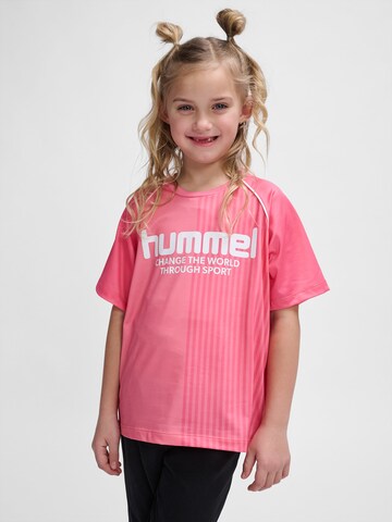 T-Shirt 'MEXINE' Hummel en rose : devant