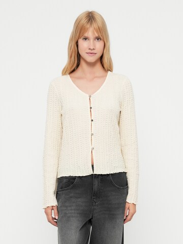 ONLY - Casaco de malha 'ONLELLA' em bege: frente