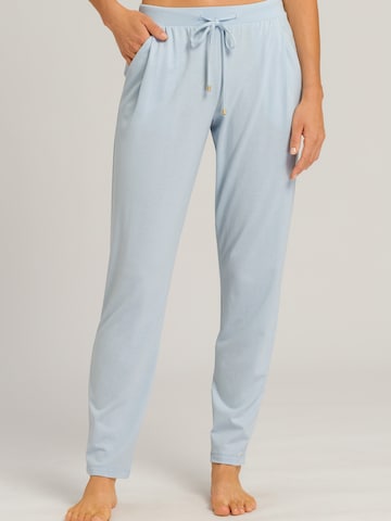 Hanro Pajama Pants in Blue: front