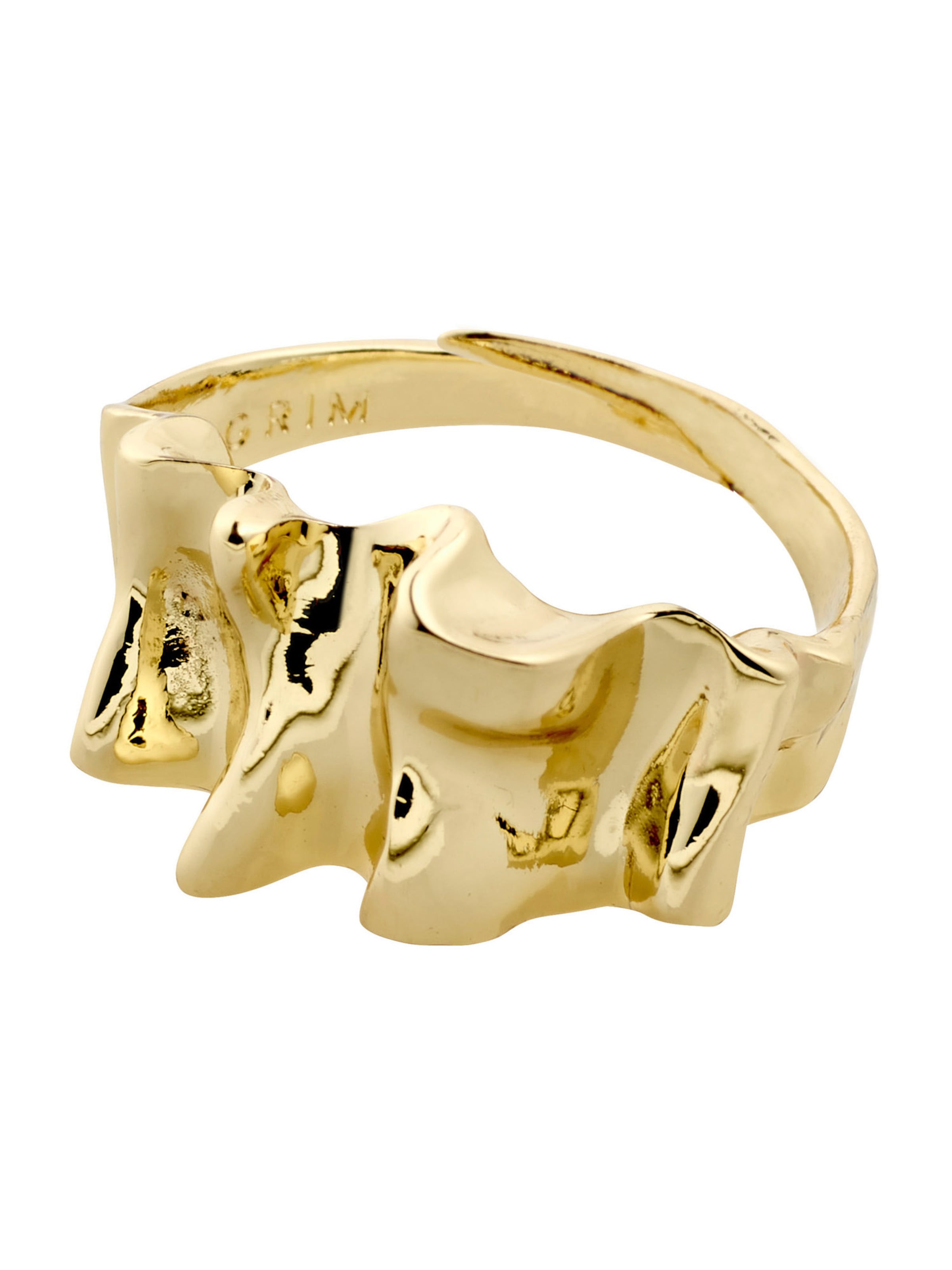 Bague Pilgrim en or : devant