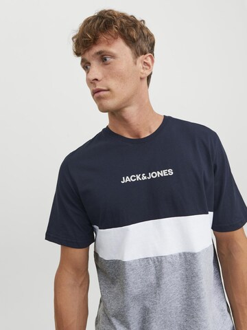 T-Shirt 'JJEReid' JACK & JONES en bleu