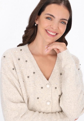Usha - Cárdigan en beige